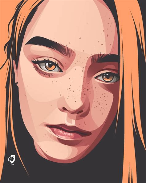 Illustration Art Drawing Portrait Illustration Portrait Drawing Graphic Design Illustration