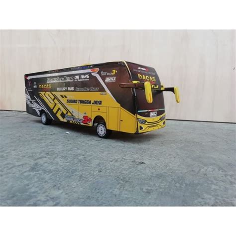 Jual Miniatur Bus Basuri Cm Full Lampu Dan Telolet Shopee Indonesia