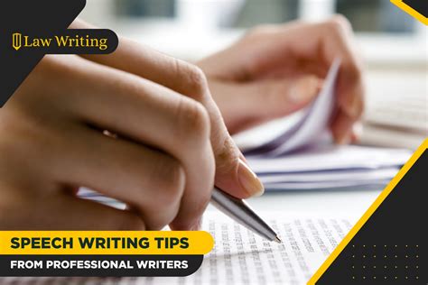 Speech Writing Tips From Professional Writers | Law Writing Blog