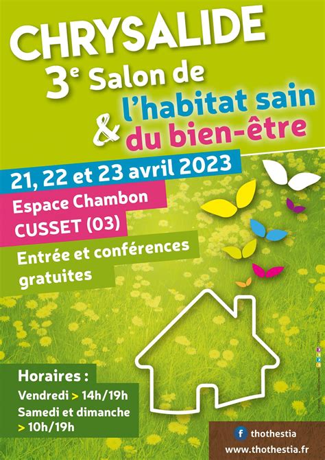 Salon Habitat Sain Et Bien Tre Du Au Avril Cusset