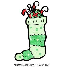 Cartoon Christmas Stocking Stock Vector Royalty Free 116323858