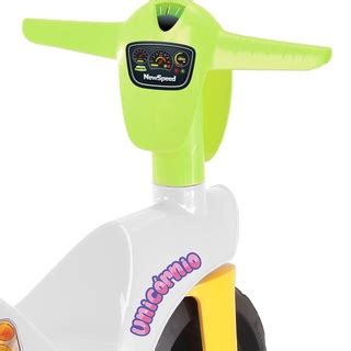 Triciclo Velotrol Infantil New Speed Unicornio C Empurrador Xplast