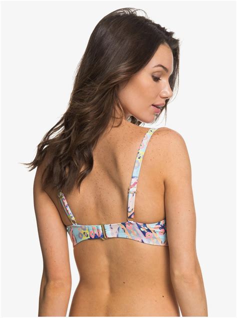 Aloha Roxy D Cup Bra Bikini Top For Women Erjx Roxy