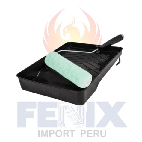 Kit Para Pintar 3 En 1 Rodillo Charola Maneral Truper 13843 Fenix