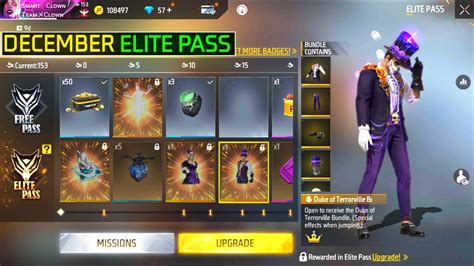 December Elitepass Free Fire S Elitepass Free Fire Ff New