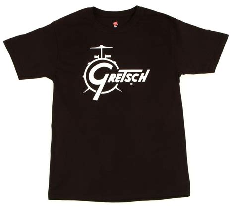 Gretsch Drums Classic Drums Logo Tee Black Small Sweetwater