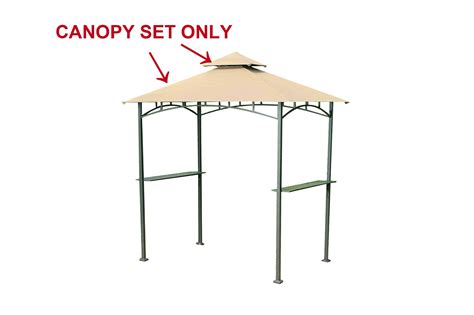 Sunjoy Replacement Canopy Set For Grill Gazebo Patio Lawn And Garden