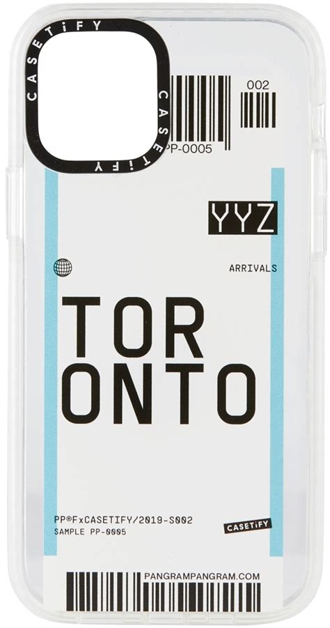 Casetify White Toronto Yyz Iphone 1212 Pro Impact Case Casetify