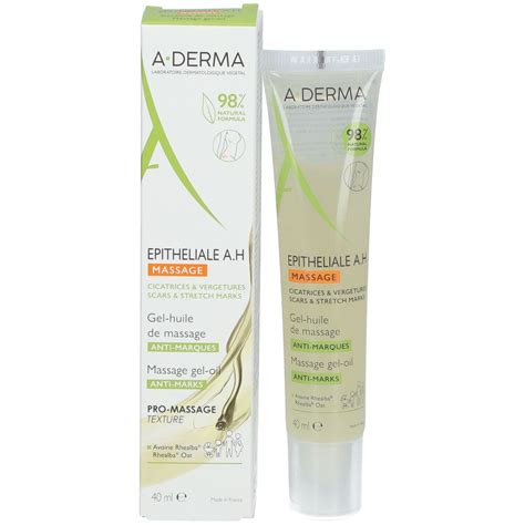 A Derma Epitheliale A H Massage Gel Huile De Massage Anti Marques Ml