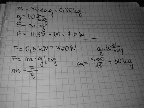 Zad 1 Oblicz ciężar ciała o masie 75 dag Przyjmij że przyspieszenie