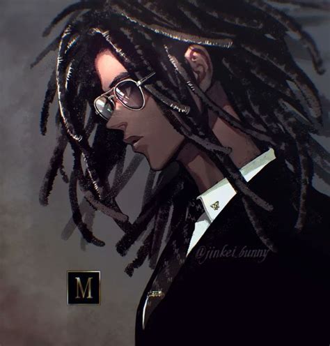 Pin by bëRN on мга | Black anime guy, Black cartoon characters, Concept art characters