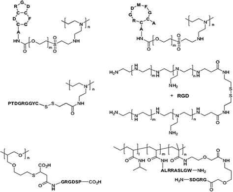 Structures Of RGD Peptide Modified Gene Carriers Copyright 2012