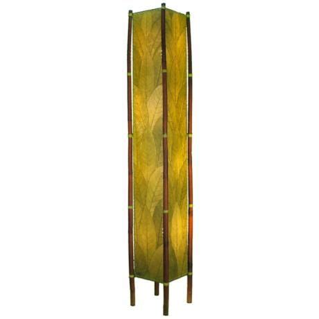 Eangee Fortune Tower Green Cocoa Leaves High Floor Lamp M