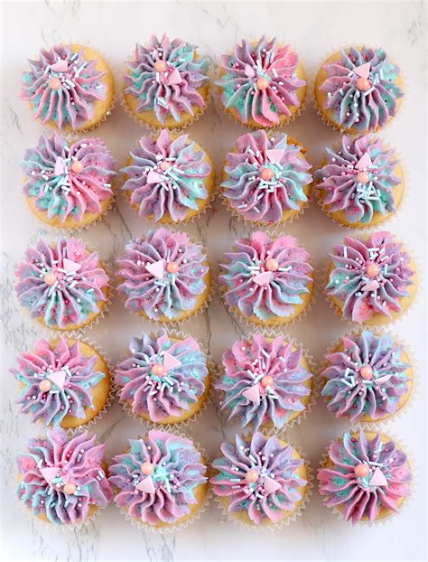 Rezept F R Regenbogen Mini Cupcakes