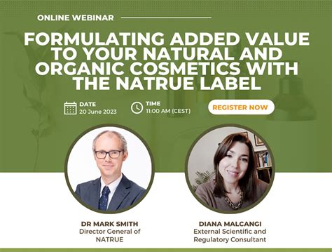 Join Natrues Free Webinar And Learn How To Formulate According To The