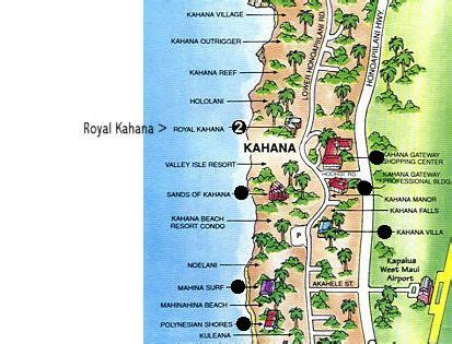 Kaanapali Beach Hotel Map