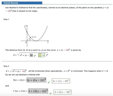 Solved Tutorial Exercise Use Newtons Method To Find The