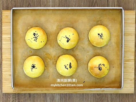 Bold And Irresistible Taro Filled Salted Egg Yolk Shanghai Mooncake