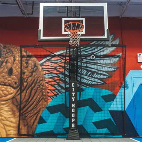 City Hoops Basketball Backstop Netting System Diy Court Canada