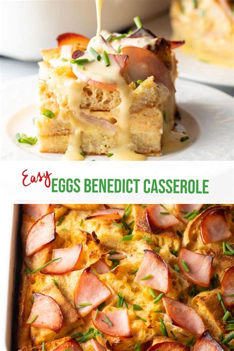 The BEST Easy Eggs Benedict Casserole A Spicy Perspective Eggs