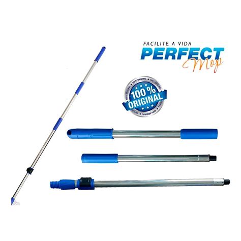 Cabo Mop Perfect Pro 360 Move Esfregão Giratório 1 60m Aço Inox 972375