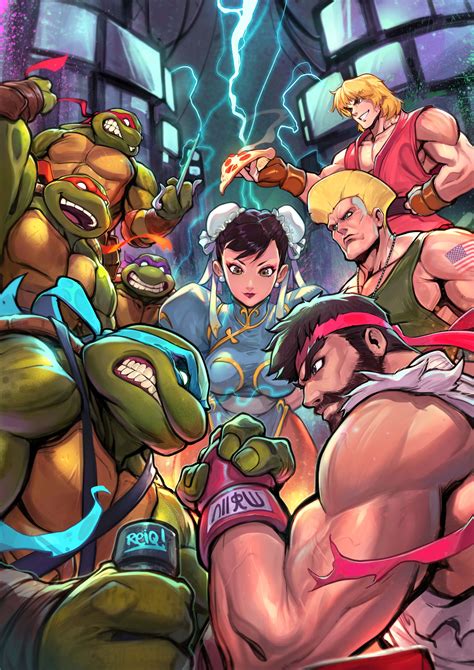 Tmnt Vs Street Fighter 1 Reiq Exclusive Final Order Comics