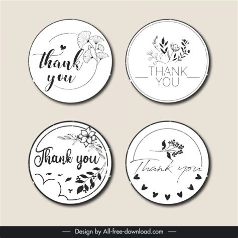 Thank You Vectors Free Download 96447 Editable Ai Eps Svg Cdr Files