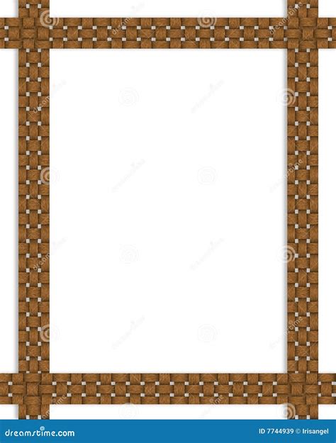 Basket Weave Frame Or Border Royalty Free Stock Images Image 7744939