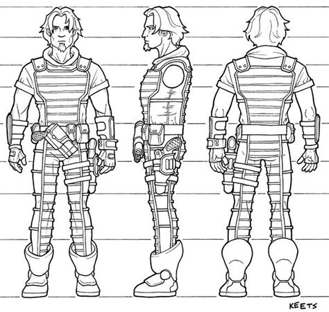 Character Model Sheet - KeeganewaBeard