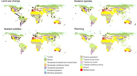 Maps Of The Global Distribution Of Local Scale Species Richness Change