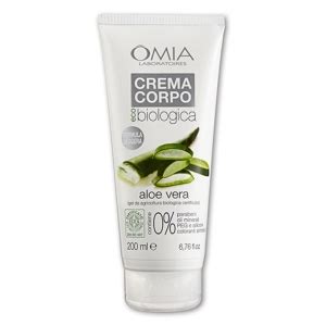 Omia Crema Corpo Eco Biologica Formula Leggera Con Aloe Vera 200ml