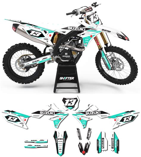 Kit D Co Motocross Suzuki Synthesis Shifter Gfx