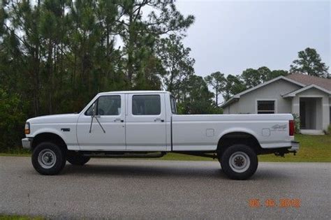 Purchase Used 1995 Ford F 350 Crew Cab Xl 4x4 Auto 54000 Miles No