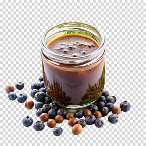 Premium Psd Juniper Sauce Isolated On Transparent Background