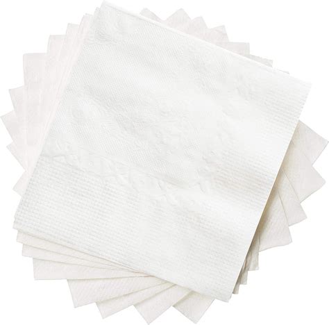 Amazon Pack White Beverage Napkins Ply Bulk Cocktail