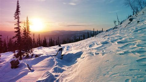 Snow Sunrise Desktop Wallpapers - 4k, HD Snow Sunrise Desktop ...