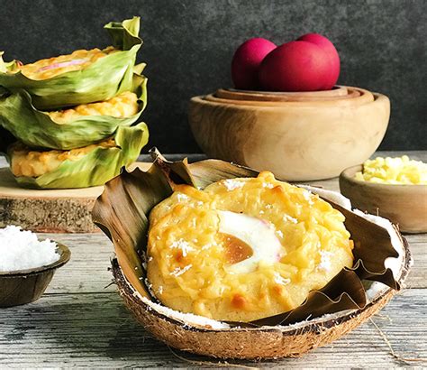 Bibingka with Cheese & Salted Egg - The Sexy Chef Philippines