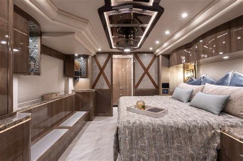 Luxury Rv Interiors Bedrooms Motorhome Mansions Inside 6 Amazing New