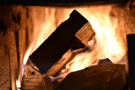 Close Up Photo Of Firewood Burning · Free Stock Photo