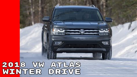 2018 Vw Atlas Winter Test Drive And Walk Around Youtube