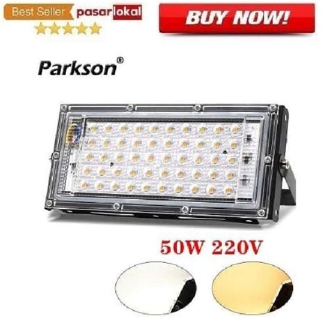 Jual Lampu Sorot Flood Light Waterproof 4500 Lumens 50w Daylight 5000k