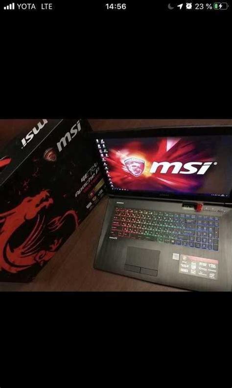 MSI GE 72 VR apache PRO Москва Ноутбуки Festima Ru мониторинг