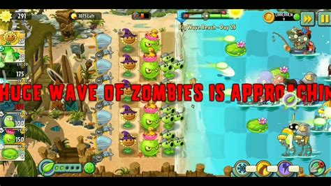 Plants Vs Zombie 2 Mod Big Wave Beach Day 25 Pvz2 Pvz2gameplay Gaming Youtube