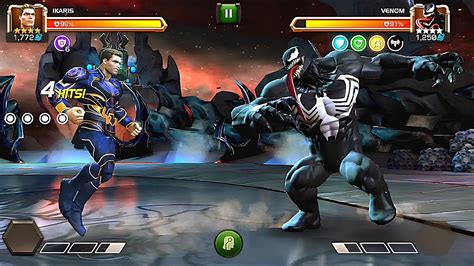 Ikaris Vs Venom Amazing Fighting Video 🔥🔥😱😱 Marvel Contest Of Champions Transogamer Mcoc