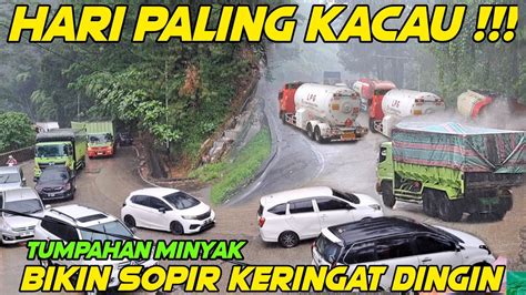 Hari Paling Kacau Tumpahan Minyak Bikin Sopir Keringat Dingin