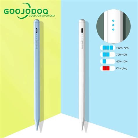 GOOJODOQ For Apple Pencil 2 1 IPad Pencil Stylus With Plam Rejection