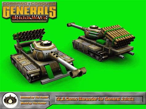 GLA MRLS Demo Marauder Command And Conquer Army Tanks One Word Art