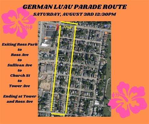 2024 German Luau Information Village Of St Bernard Ohio