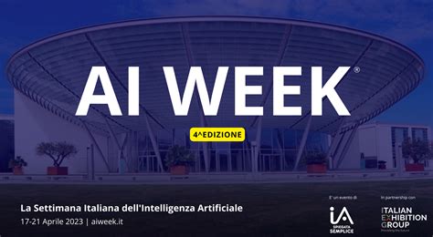 AI WEEK 2023 Ecco Il Programma Dellevento Di Scena A Rimini E