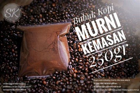 Kopi Muria Robusta Gr Single Origin Bisa Pilih Biji Atau Bubuk Kopi